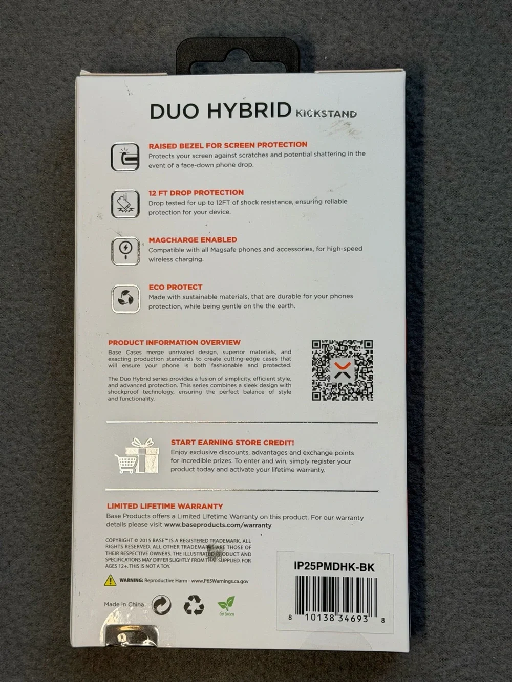 Duo Hybrid Kickstand Case for iPhone 17 Pro Max - Black